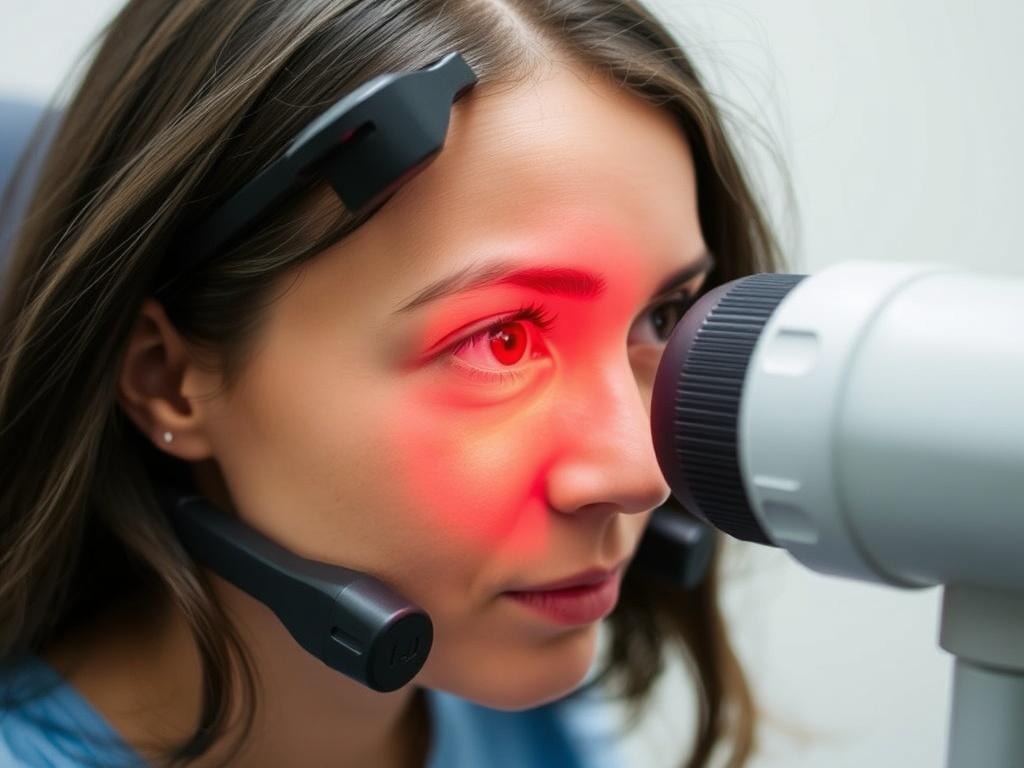 Осмотр переднего и заднего отдела глаза